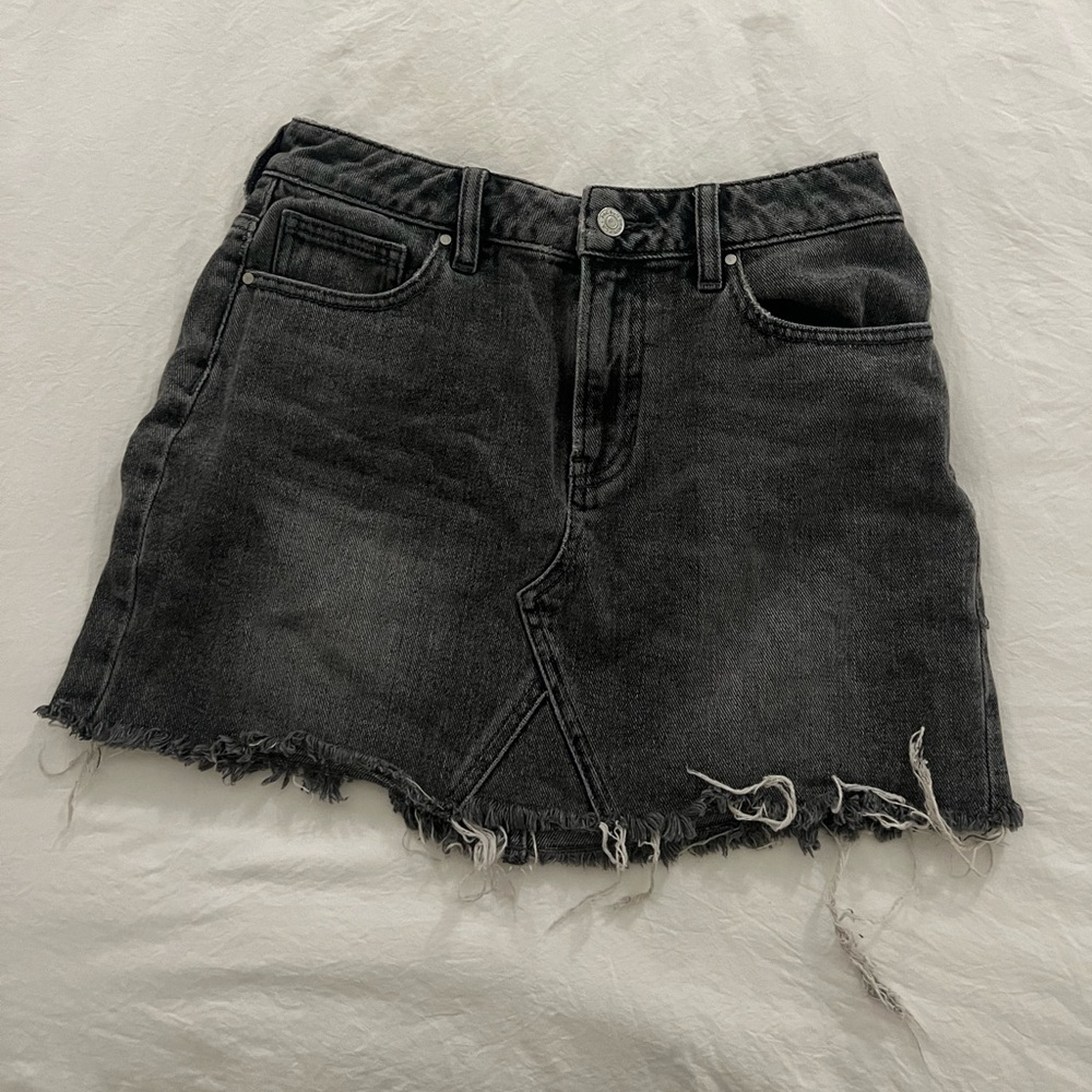 Pacsun black denim skirt
